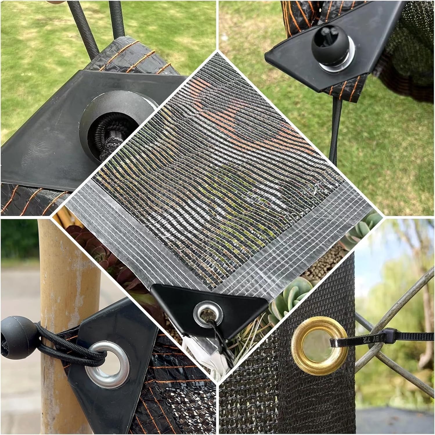 Sun Shade Sail Hardware Kit w/ 131ft Wire Rope Cable Turnbuckle Heavy Duty 243pc