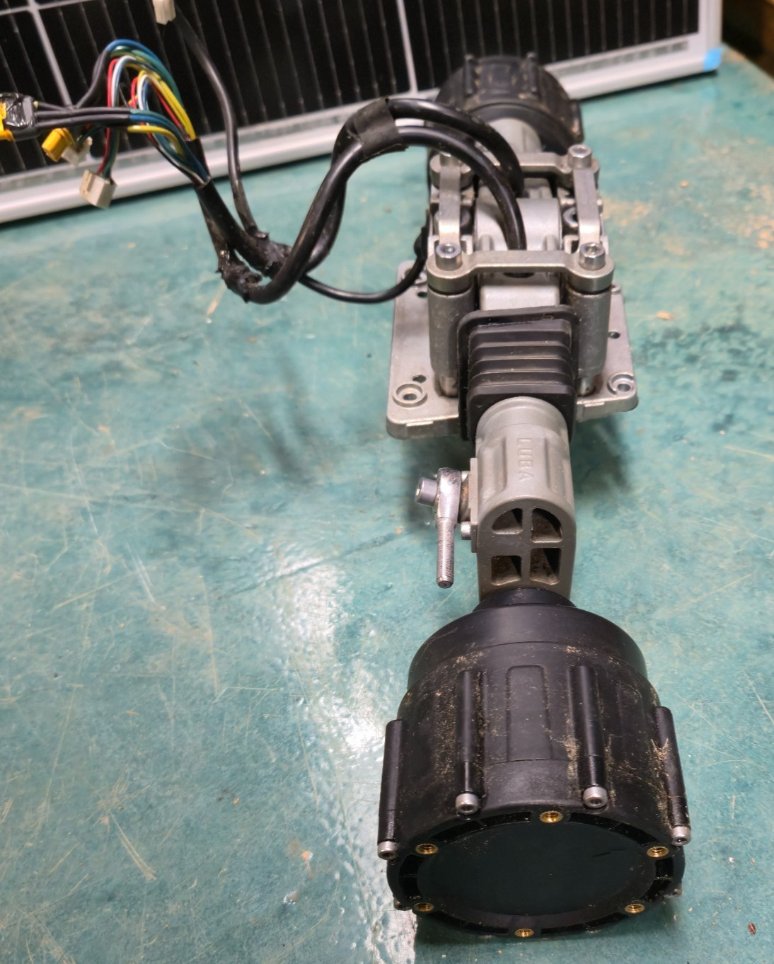 PARTS – Luba 2 Front Axle Assembly – TESTED, WORKING — TALL VERSION – 3PH/BLDC