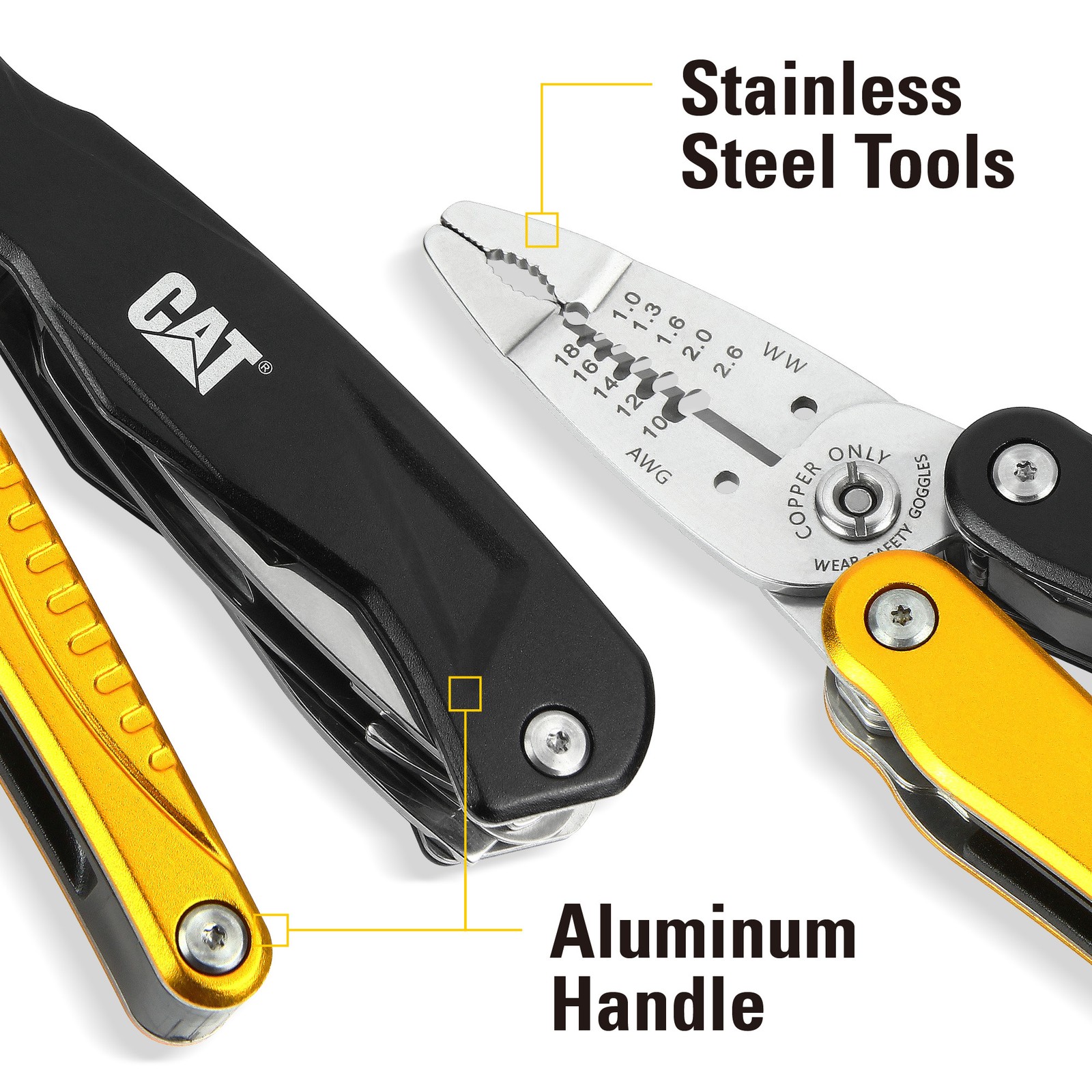 Cat 14-in-1 Multi-Tool with Sheath – 980104