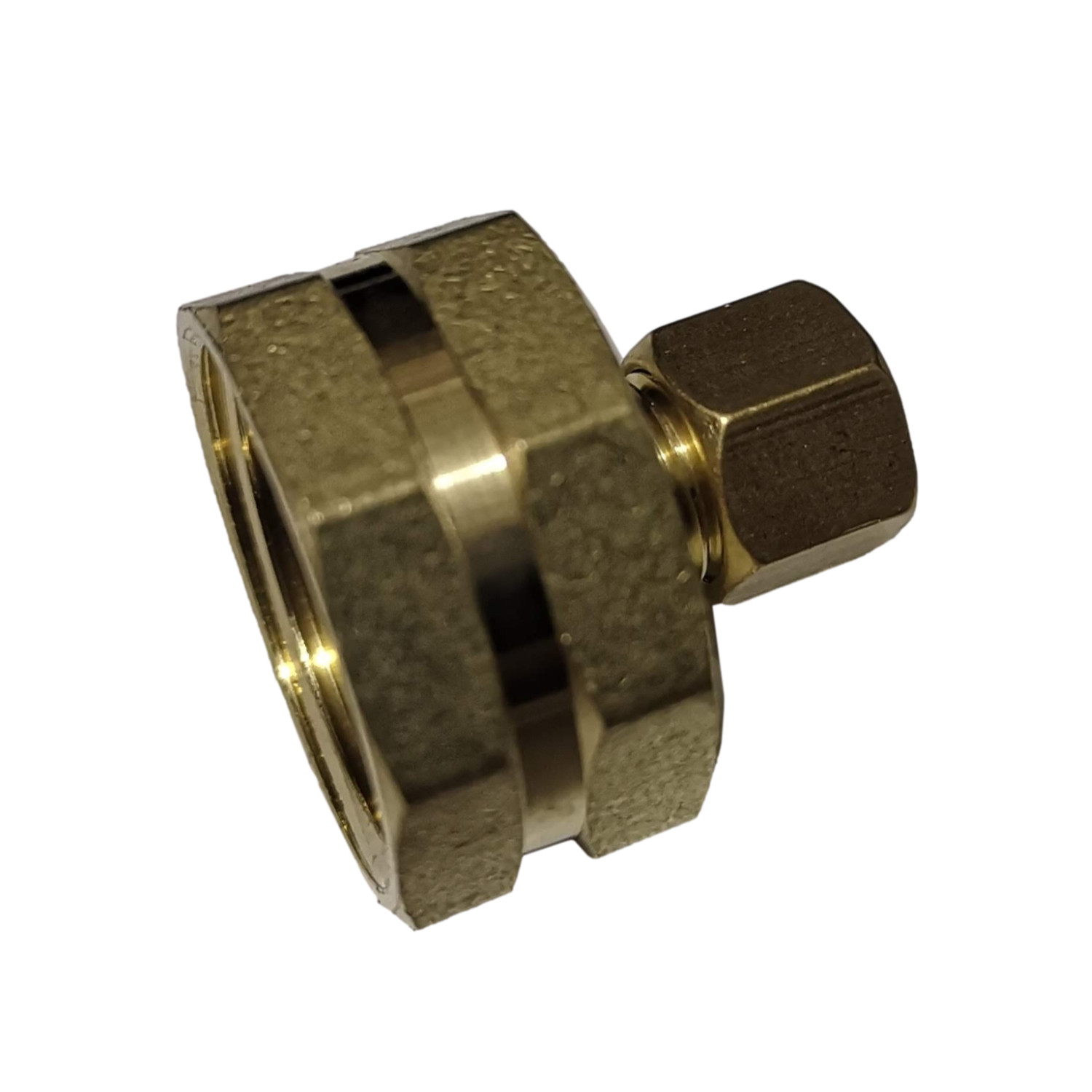 1) 1/4″ OD Compression x 3/4″ FHT Garden Hose Threaded Female Adapter, Lead Free