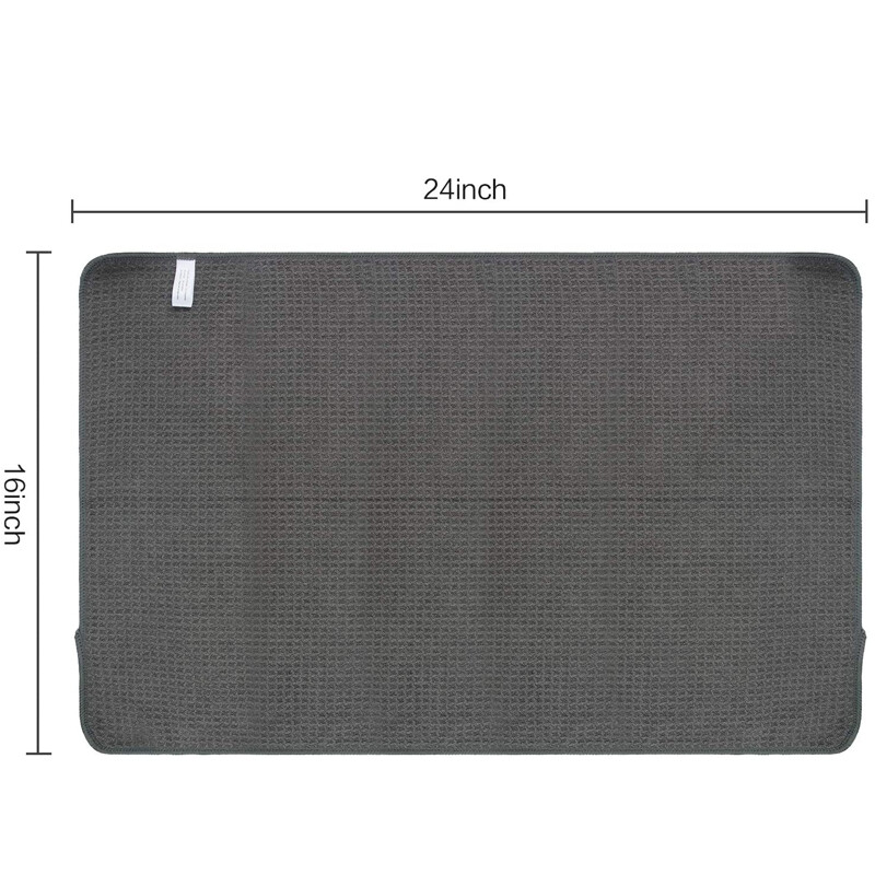 3 Pcs Microfiber Waffle Weave Glass Window Auto Home Cleaning Towel 24×16 inch