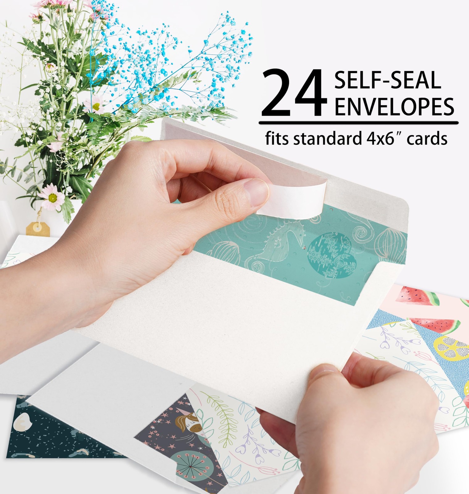 Blank Greeting Cards for All Occasions Boxed set with Envelopes 24 Pack