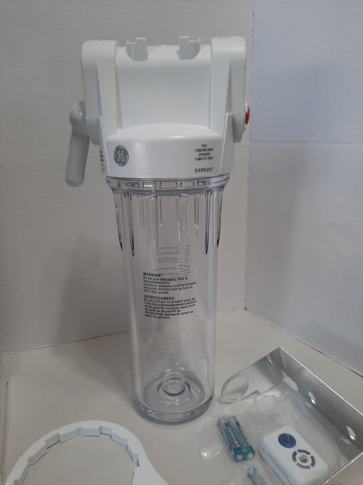 GE High Flow Whole House Water Filtration GXWH20T Reduces Chlorine Taste / Odor
