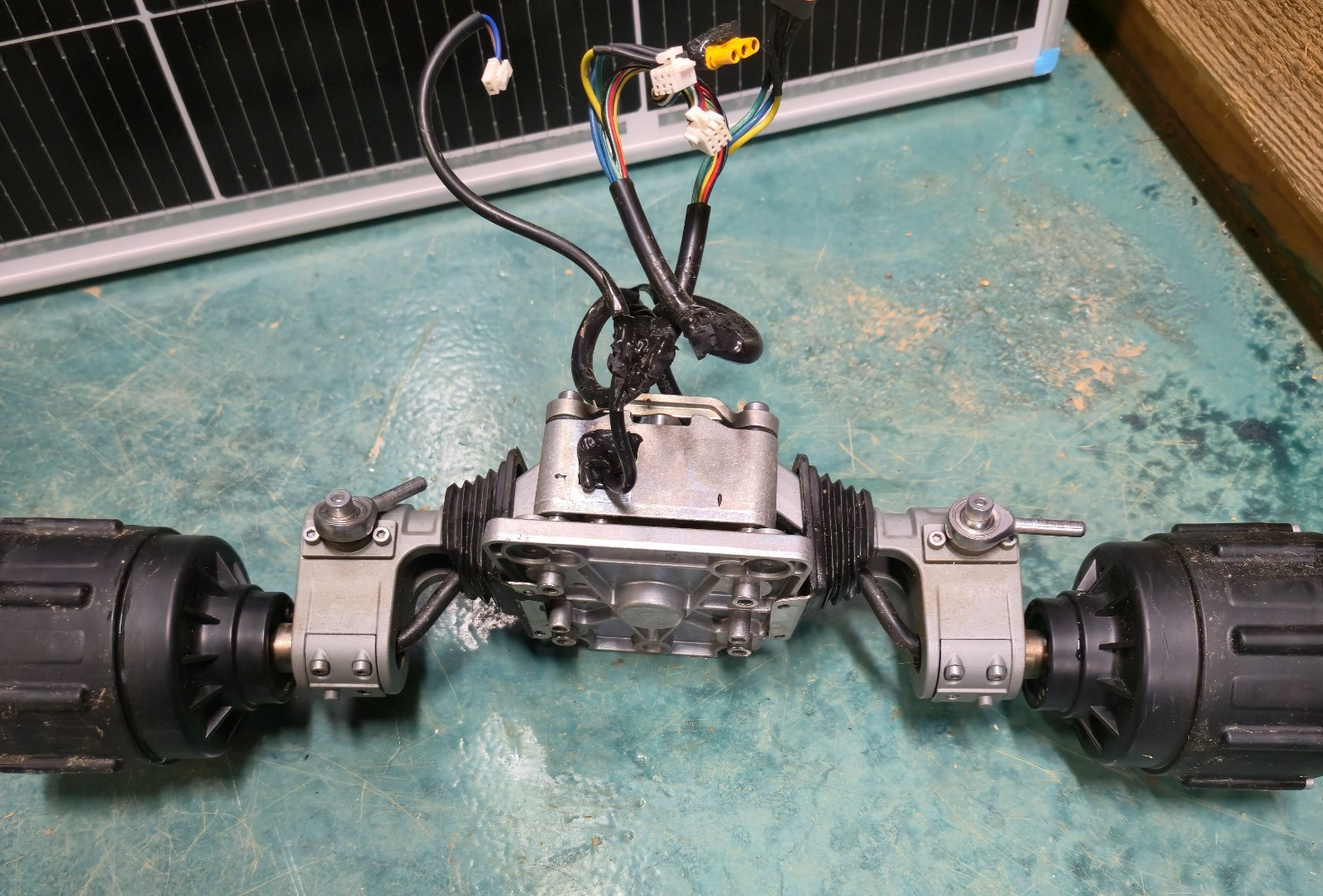 PARTS – Luba 2 Front Axle Assembly – TESTED, WORKING — TALL VERSION – 3PH/BLDC