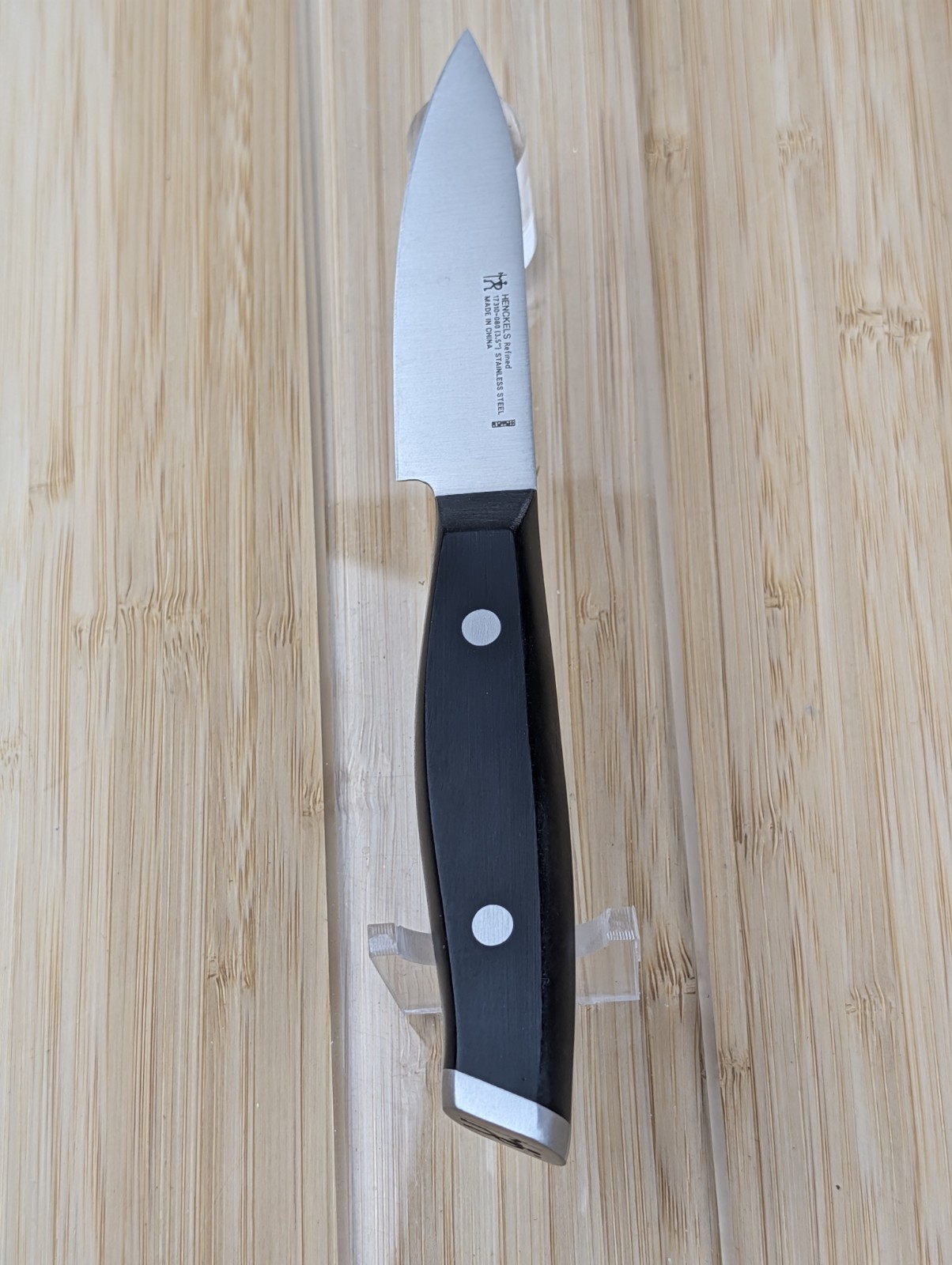 Henckels REFINED 3.5-in PARING / PARER Knife, Stainless Steel, BLACK, 17310-080