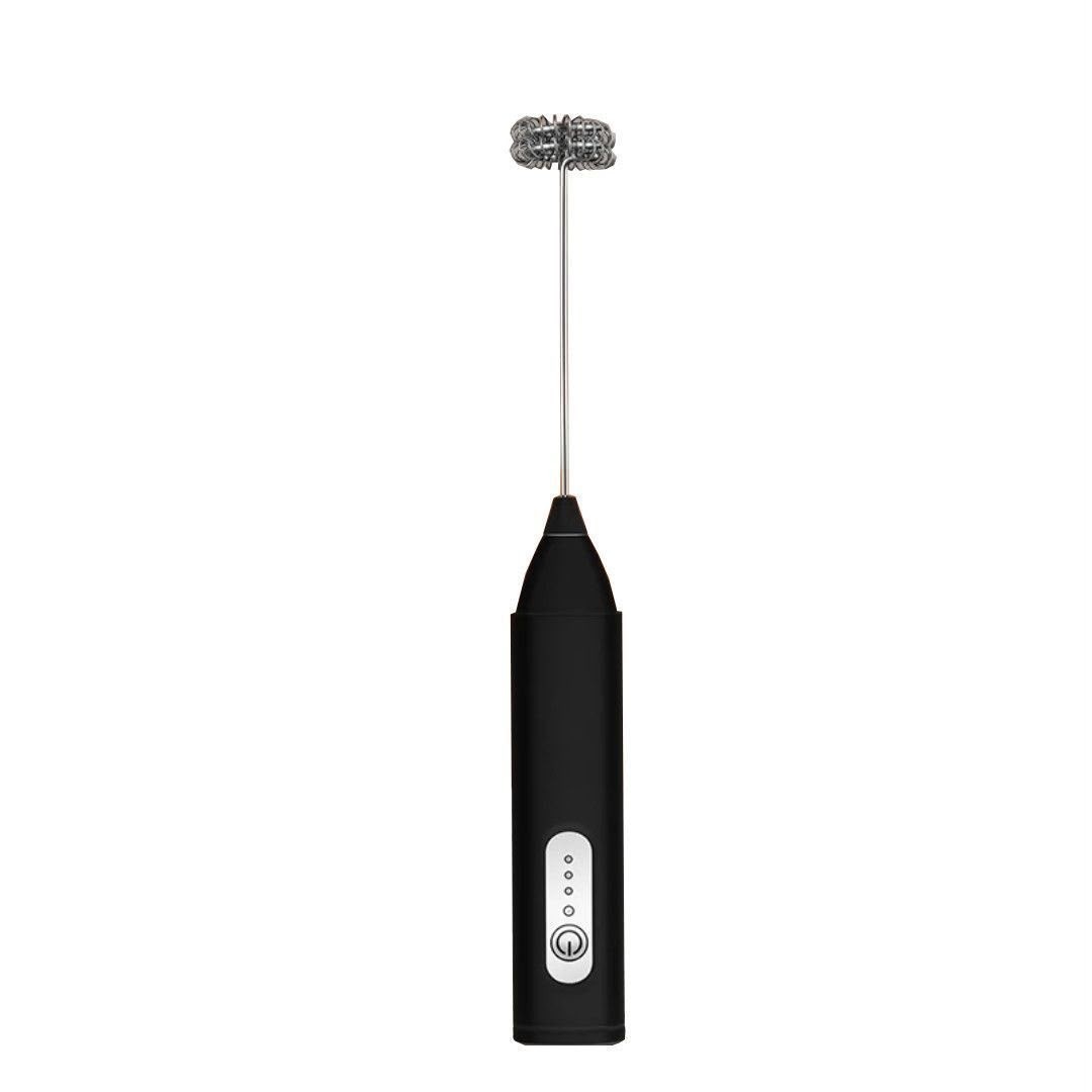 USB Rechargeable Electric Milk Frother Handheld Coffee Foam Maker Whisk Mixer