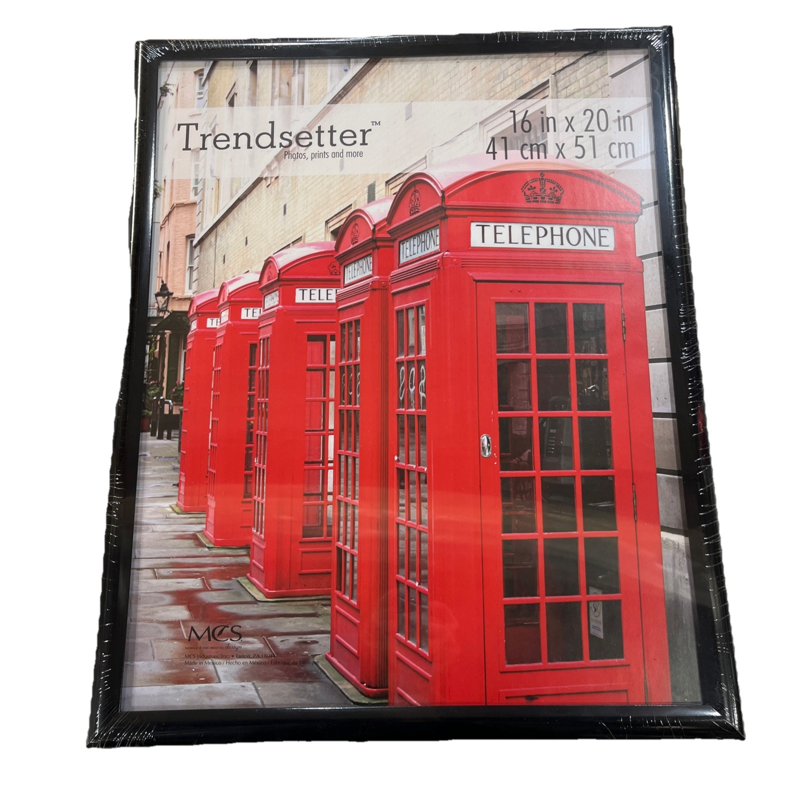 Trendsetter Poster Frame, Black, 16 – 20 in, 41 Cm – 51 Cm