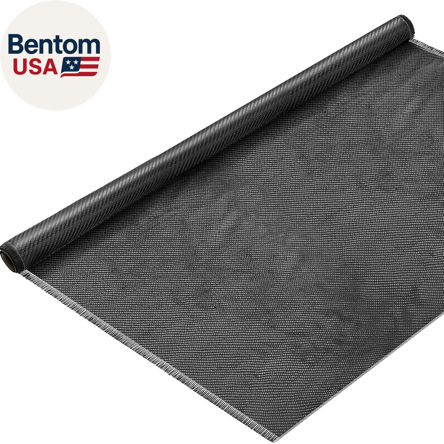 4.17Ft X 39.4” Carbon Fiber Fabric Black Pure Carbon Fiber Sheet 2 X 2 Twill We