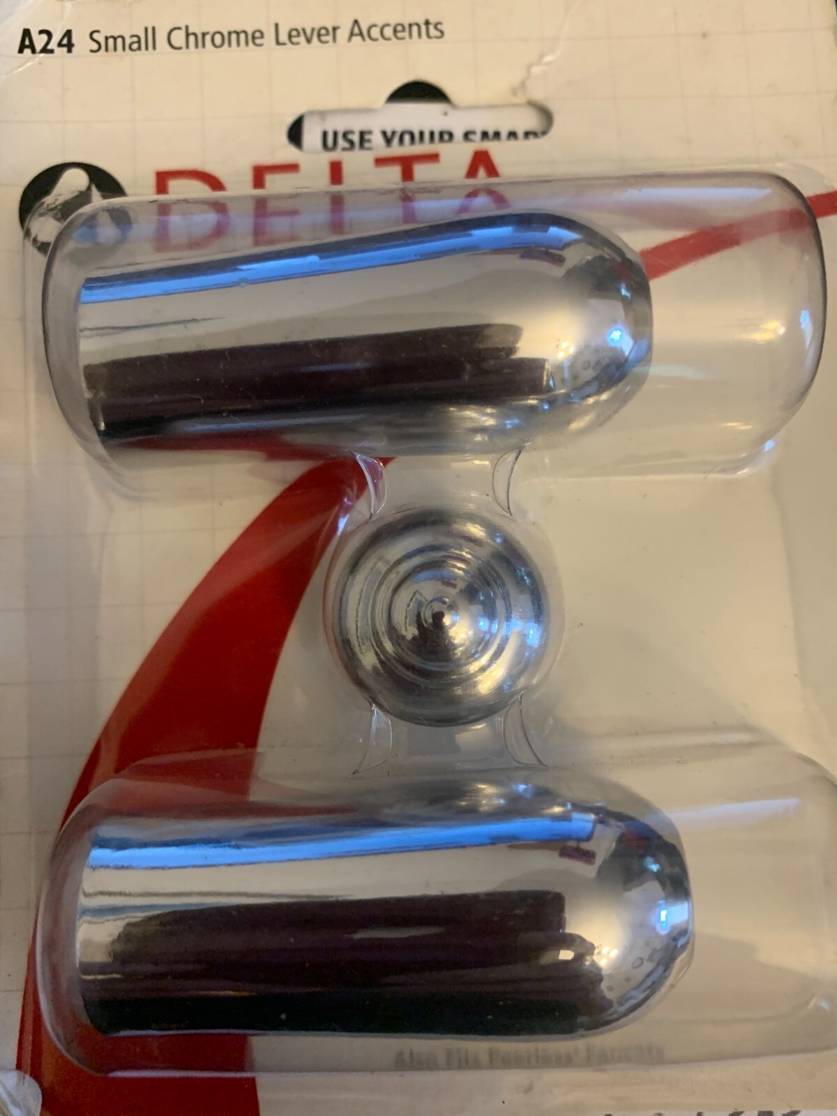 DELTA A24 Faucet Handles Chrome Metal