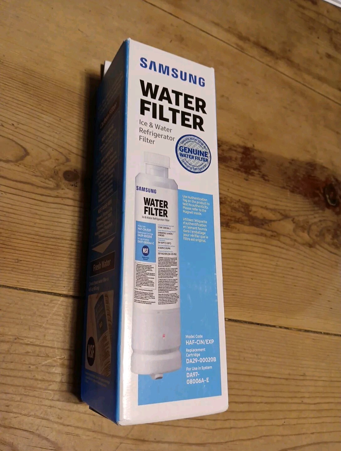 NEW Samsung DA29-00020B HAF-CIN/EXP Refrigerator Ice & Water Filter Genuine