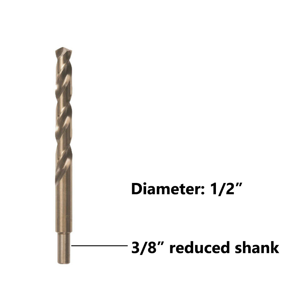 Drillforce 1/16″-1/2″ Cobalt Drill Bit Set M35 HSS Jobber Length Twist Drill Bit