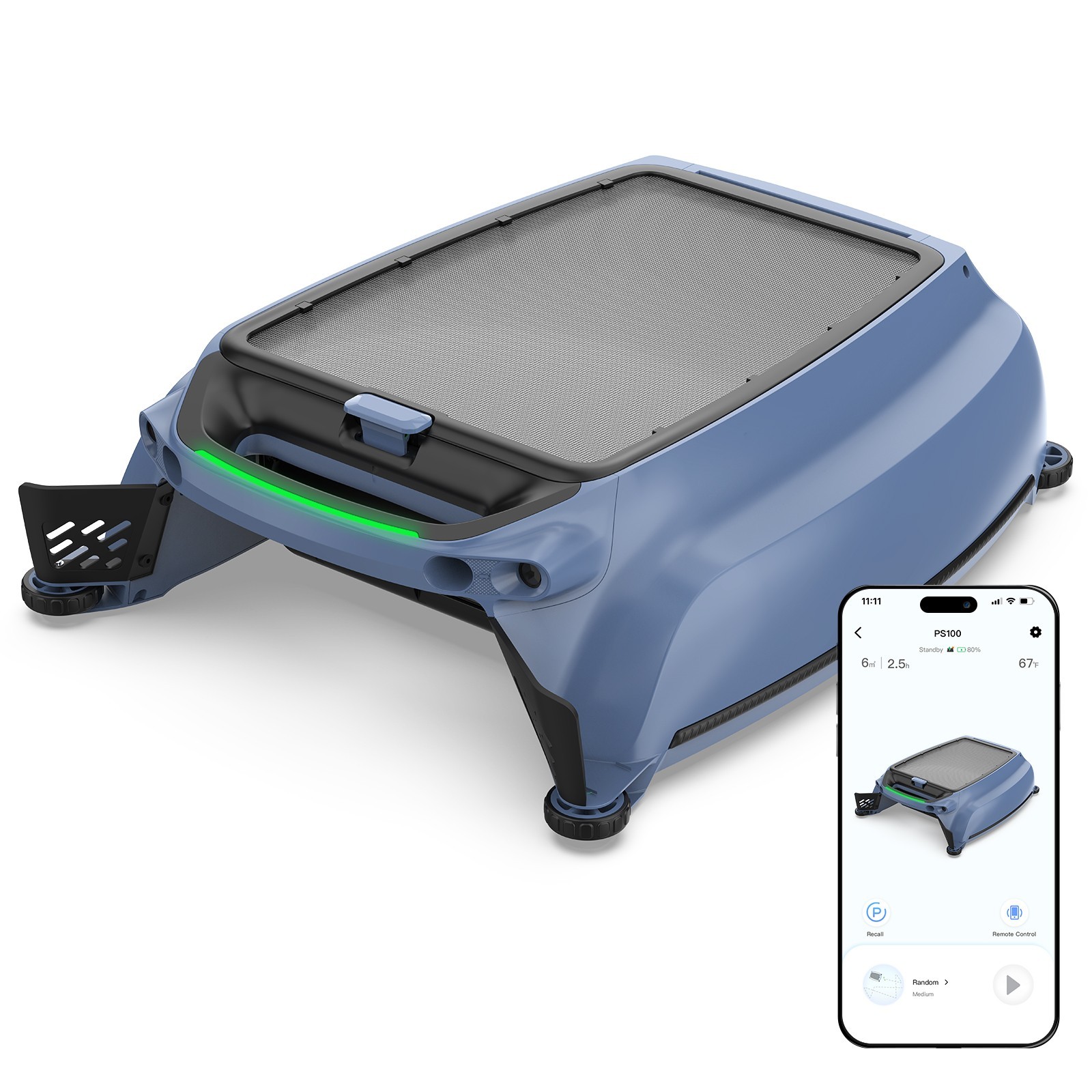 AIRROBO SP200 Solar Power Robotic Pool Skimmer Automatic Pool Surface Cleaner