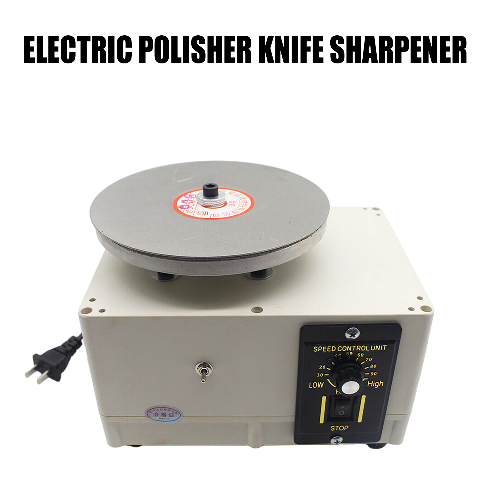 Electric Polisher Knife Sharpener Hairdressing Scissors Manicure Knife 0-4000RPM