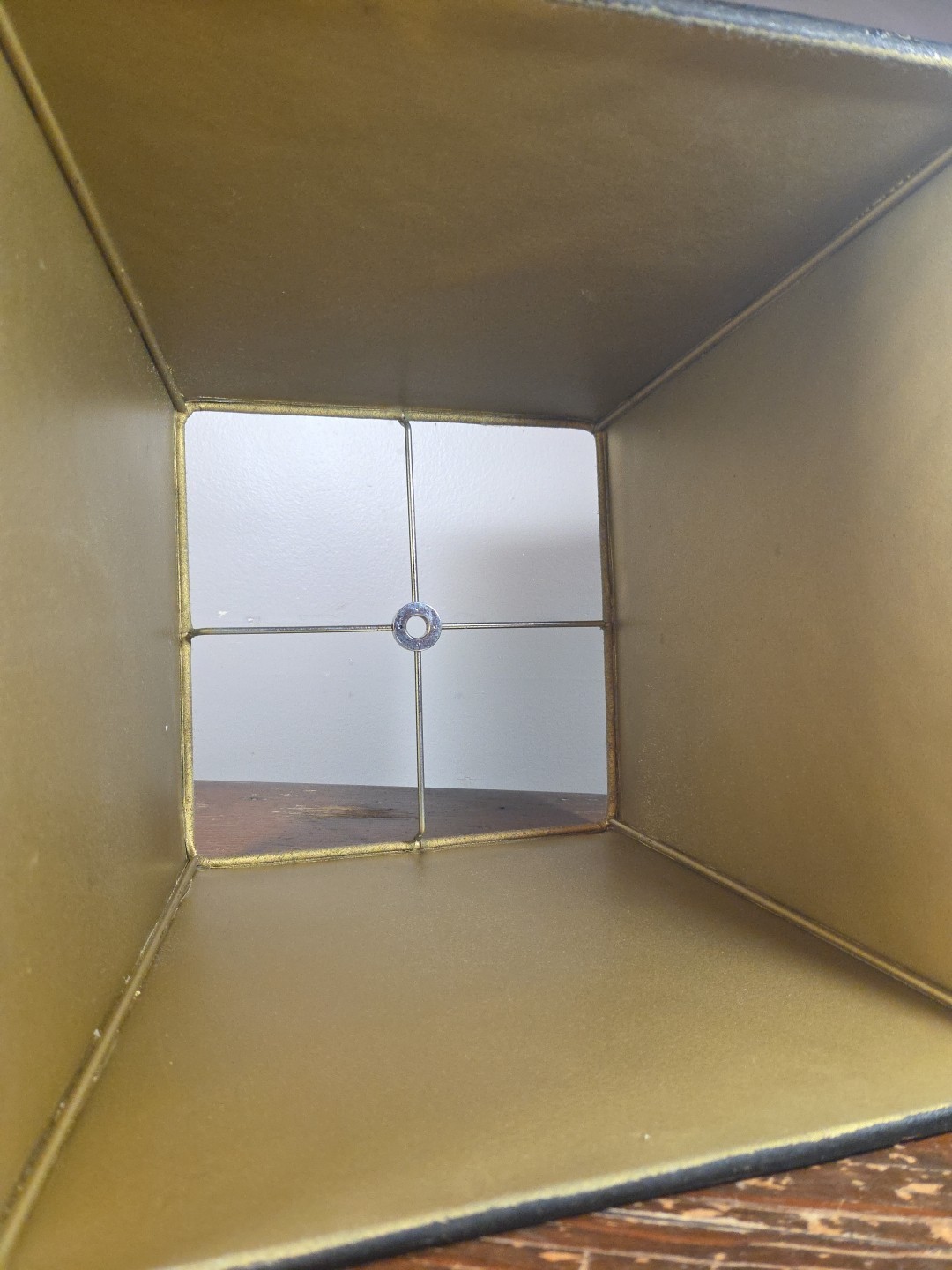 Unique and Unusual Lamp Shade Unknown Material Leather Turtle Heavy MCM