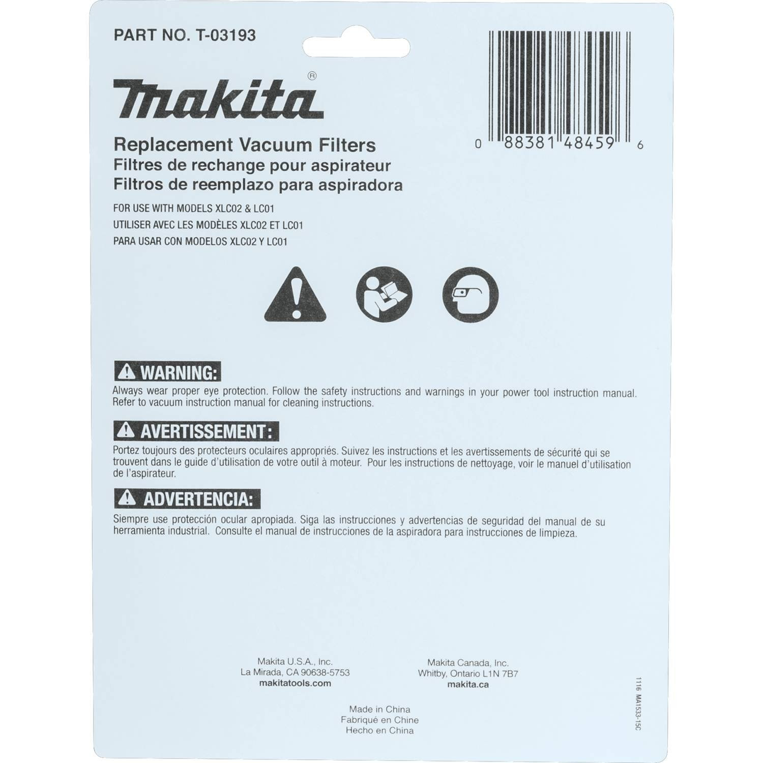 Makita Vacuum Cloth Filter Reusable Easy to Clean Durable for Cordless Models