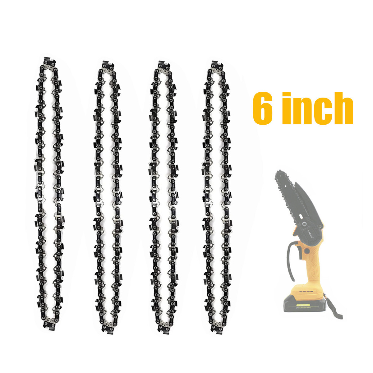 Mini Chainsaw Chain 6 inch For Mini Cordless Chainsaw Universal Saw Chain Blades