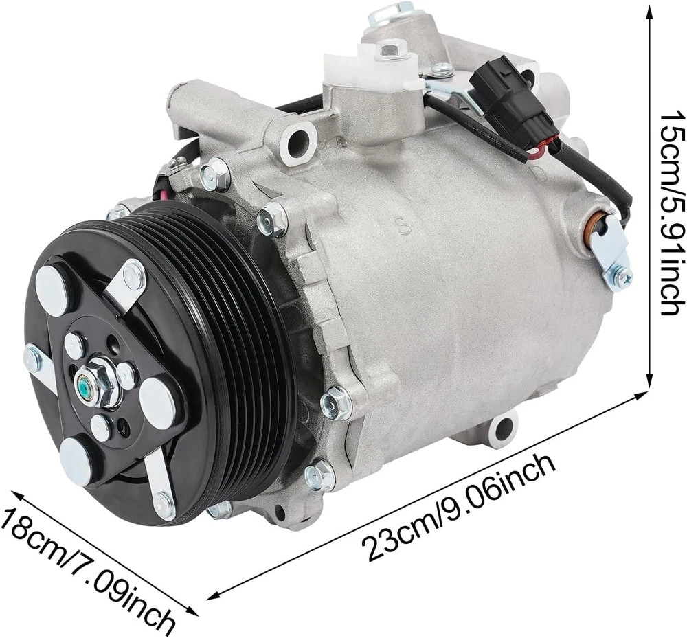 A/C Compressor with Clutch for Honda CR-V 2.4L 2007-2015/Acura ILX 2.4L 2013