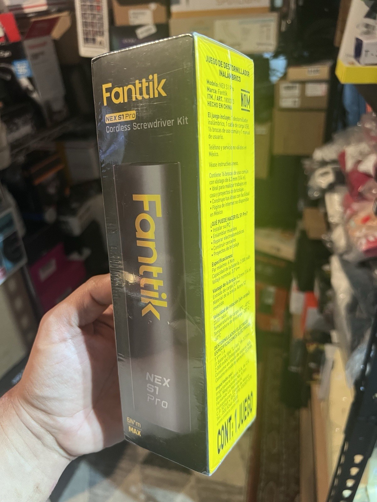 Fanttik S1 Pro Electric Screwdriver, Power Screwdriver with16 S2 Steel Bits, 3 T