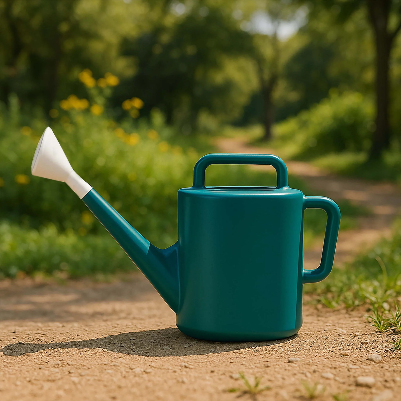 2 Gal Durable Plastic Watering Can Garden Essential Indoor Outdoor Plant Care