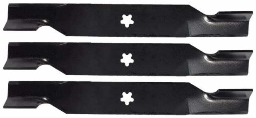 Husqvarna Z254i Z 254 i 54″ Zero-Turn High-Lift Bagging Mower Blades Set of 3