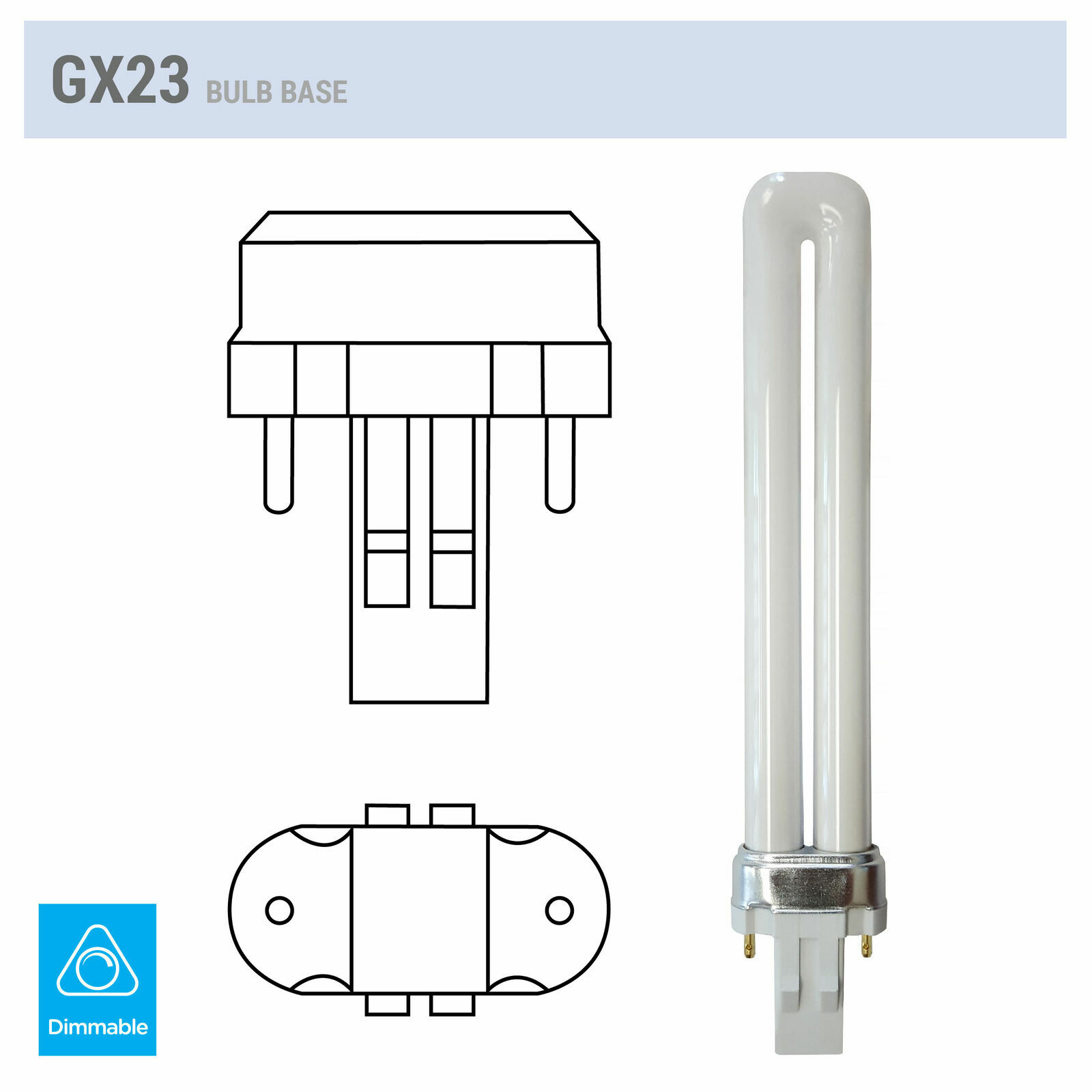 4 Pack PL13S PLS13 27 ECO CFL Plug-In 13W Watt T4 Bi 2-Pin GX23 2700K Soft White
