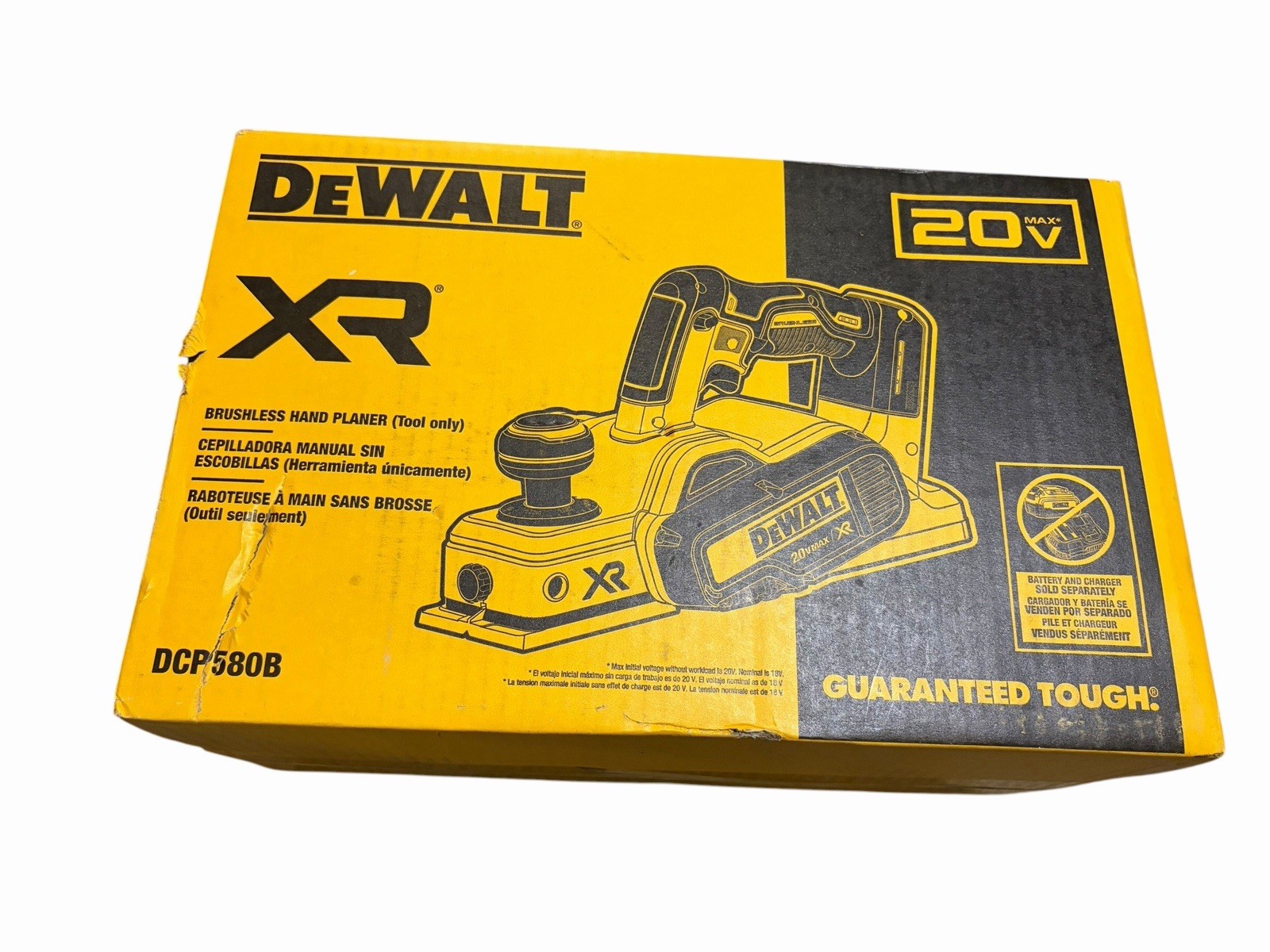 Dewalt 20V MAX XR Cordless Brushless 3-1/4″ Planer – DCP580 (pb1031812)