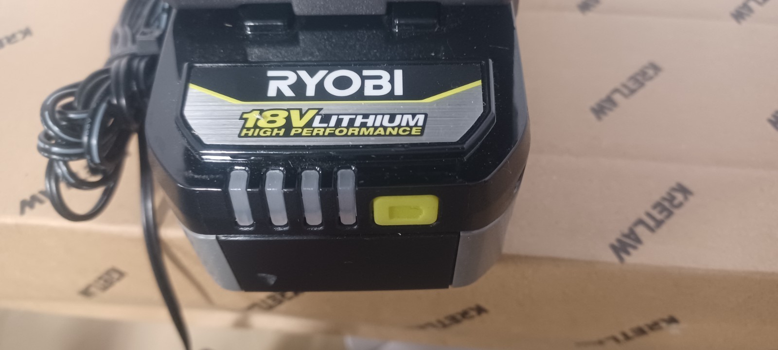 Ryobi P197 18V ONE+ 4.0Ah Lithium-ion Battery Pack with Charger PCG002