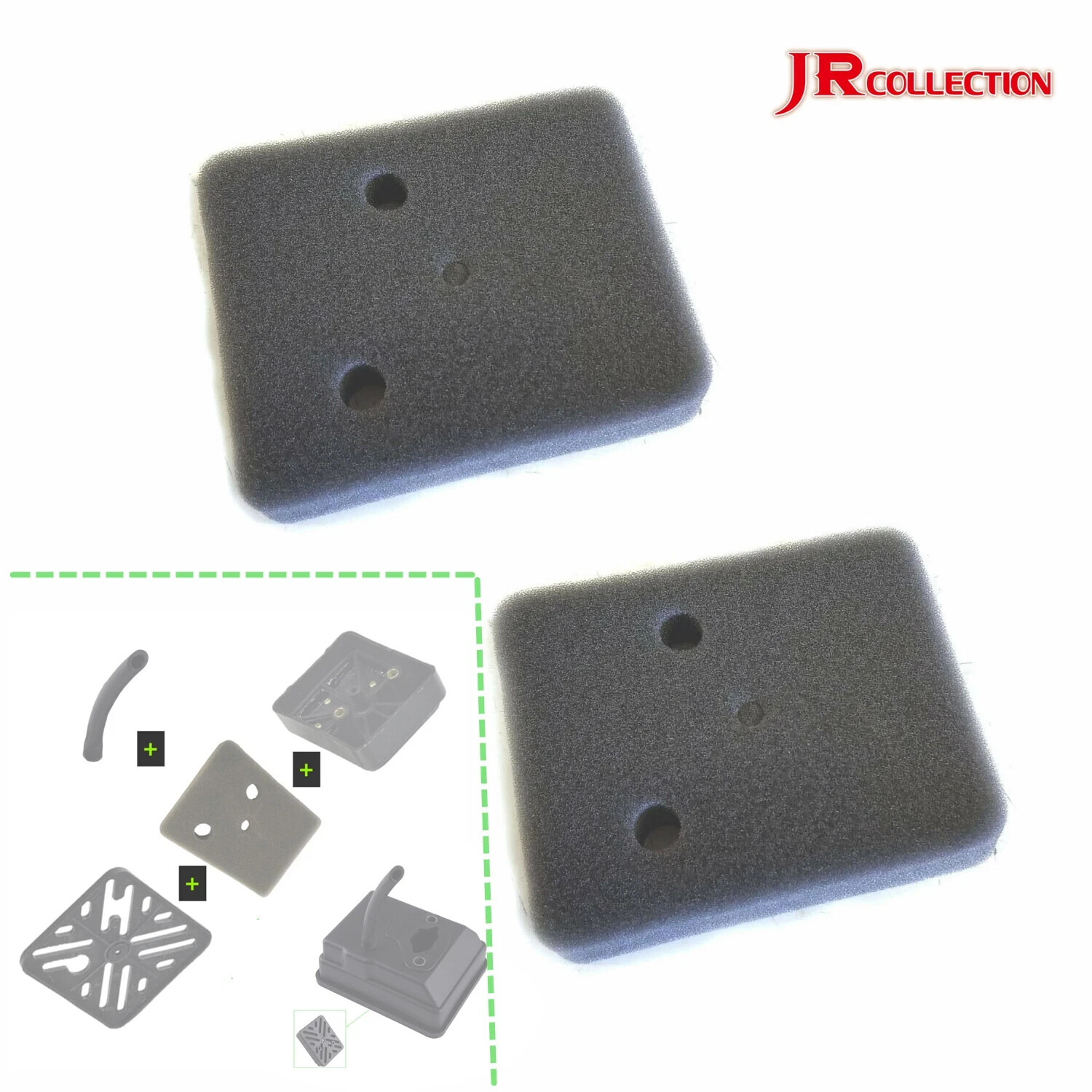 2X 97CC AIR FILTER KIT FOR BAJA DOODLEBUG DB30 MINI BAJA RACER DIRT BUG 2.8HP