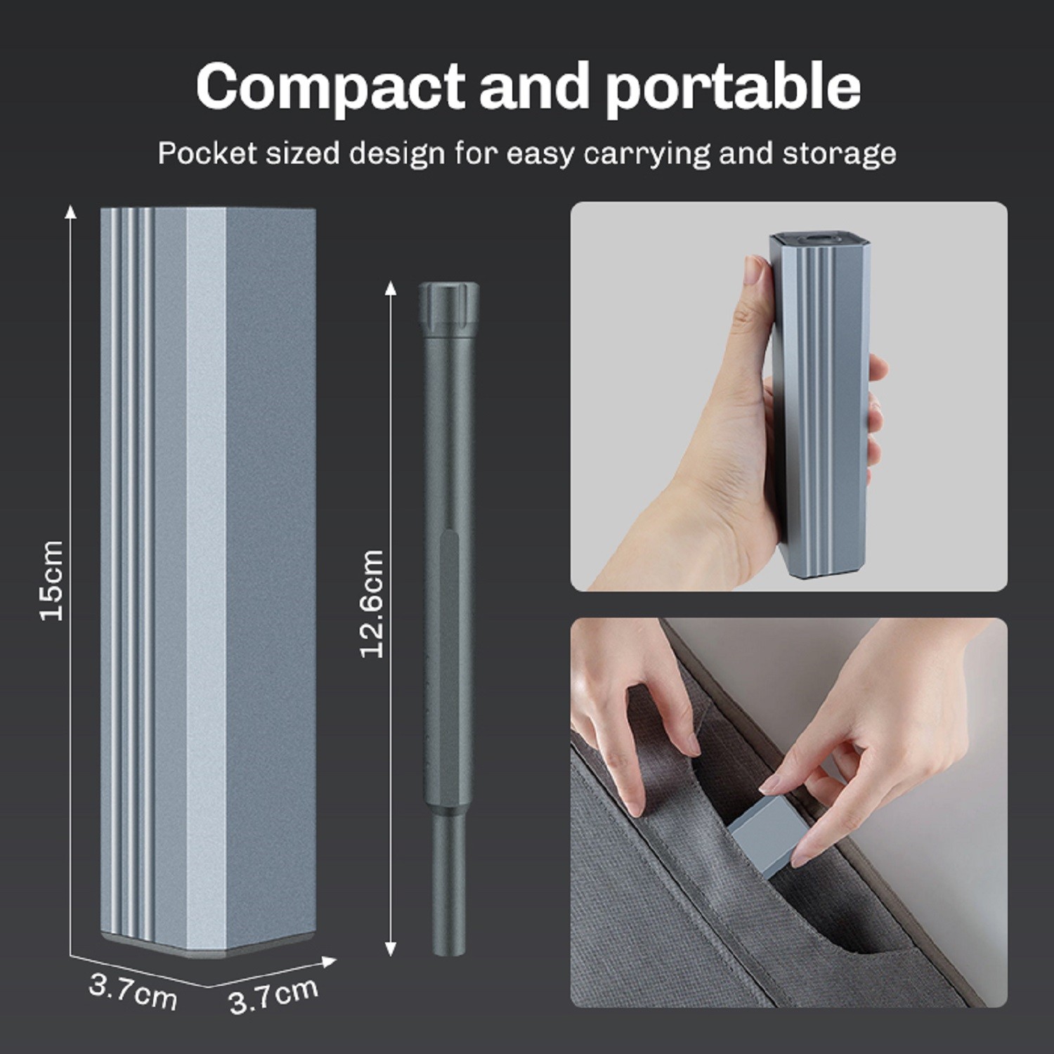 Electric Screwdriver, Mini Precision Screwdriver Set, 44-in-1 Magnetic Bits