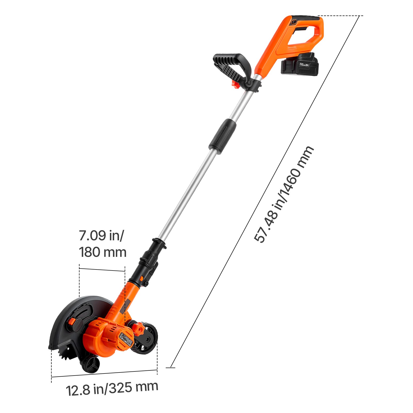 Uimoso Cordless Lawn Edger with 8.8-inch Blade for Precise Trimming