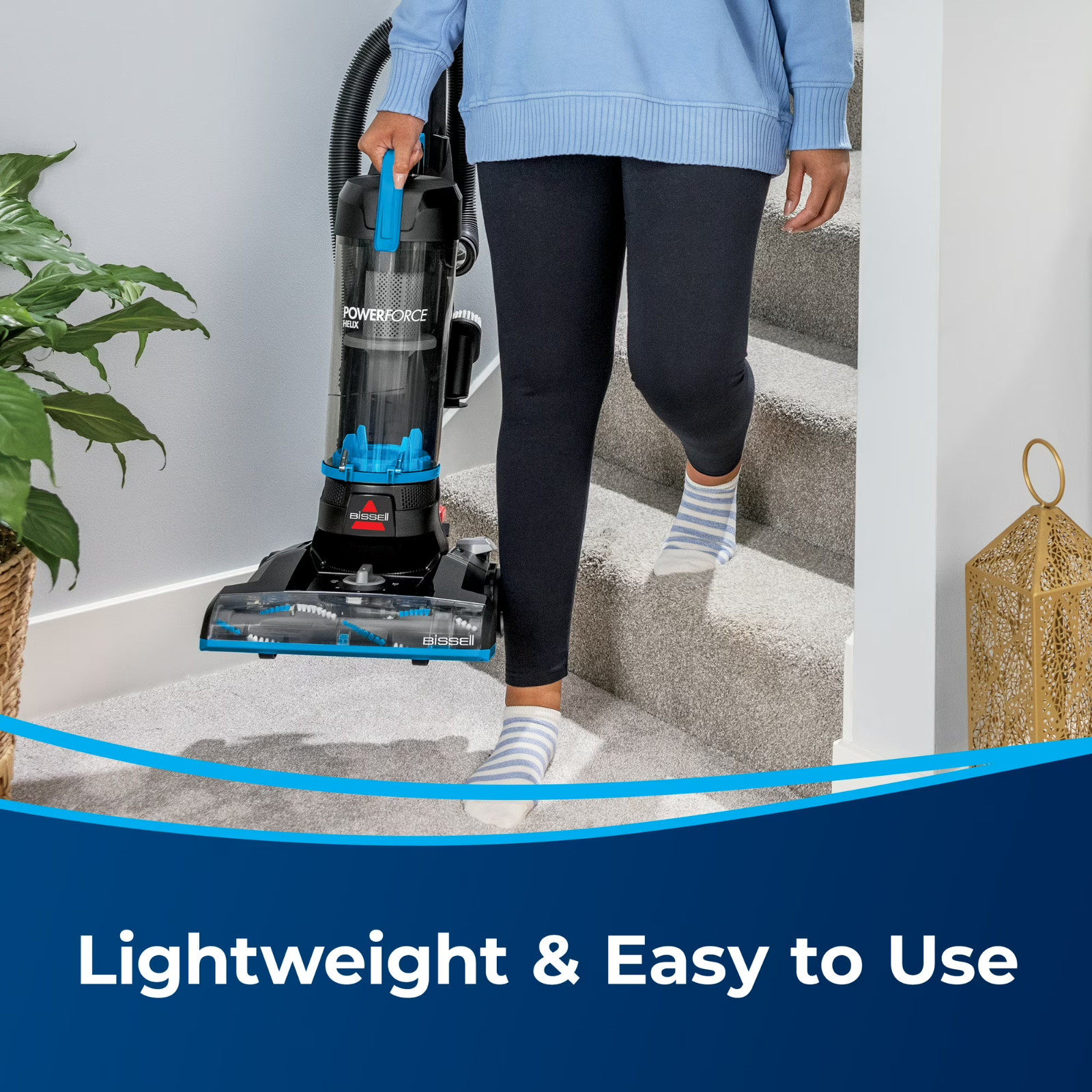 PowerForce Helix Dirt Separation Bagless Upright Vacuum Pet Friendly 3313Blue