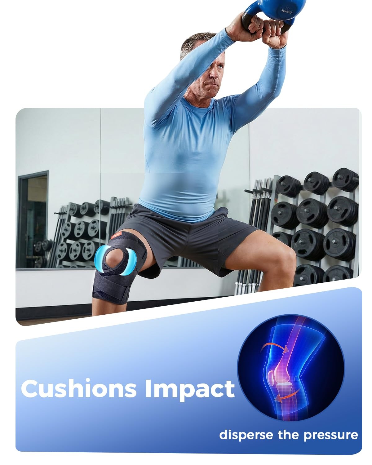 Medical Knee Brace for Women & Men,Knee Support with Side Stabilizers