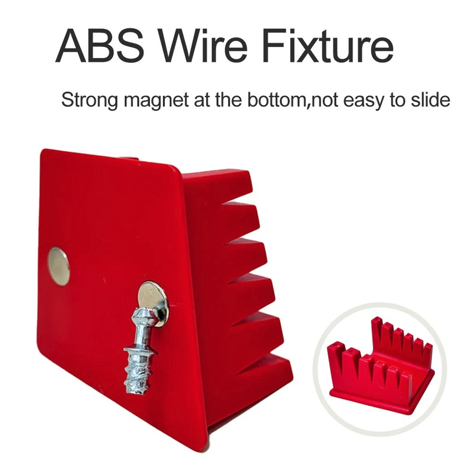 1pc Magnetic Soldering Wire Holder Clamp ABS Fixture Bench Tool – NEW