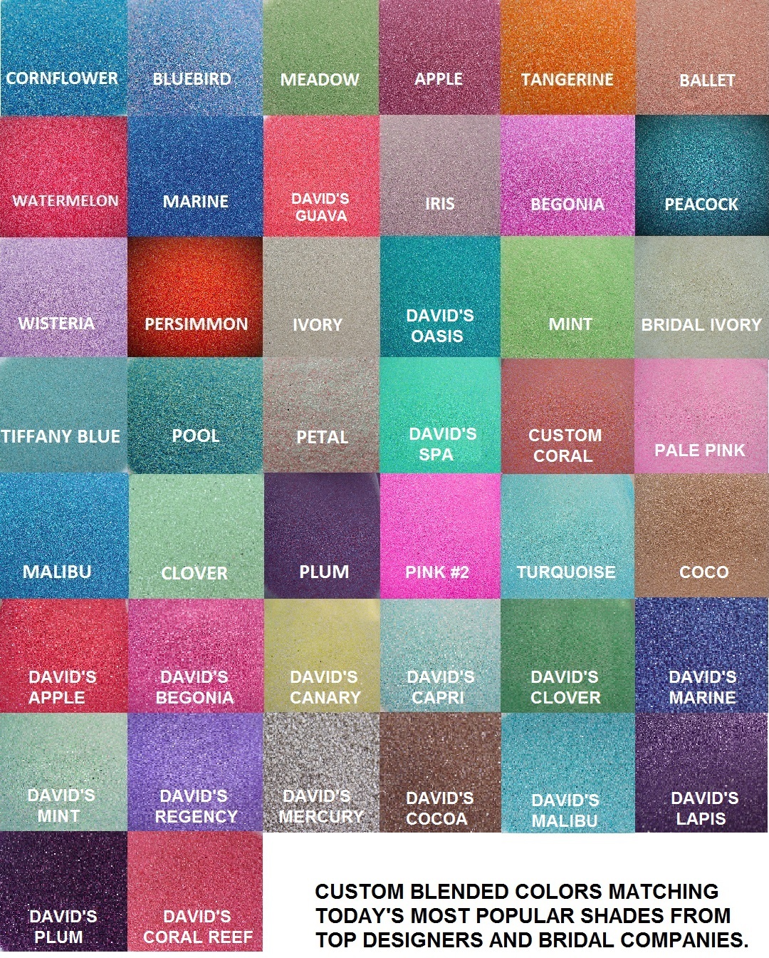 Colored Sand 6oz (1/2 cup) *125+ Colors* Unity Sand Ceremony, Wedding, Craft