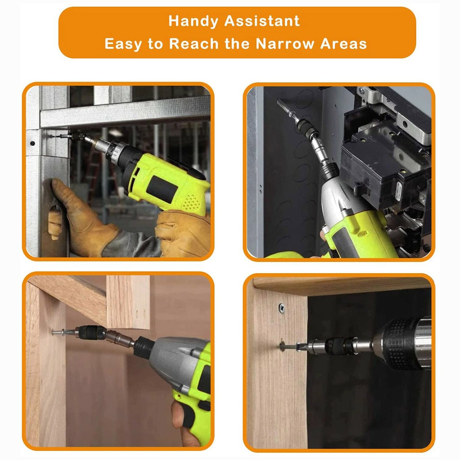 1/4 Hex Shank Quick Release Magnetic Screwdriver Extension Holder Drill Bit