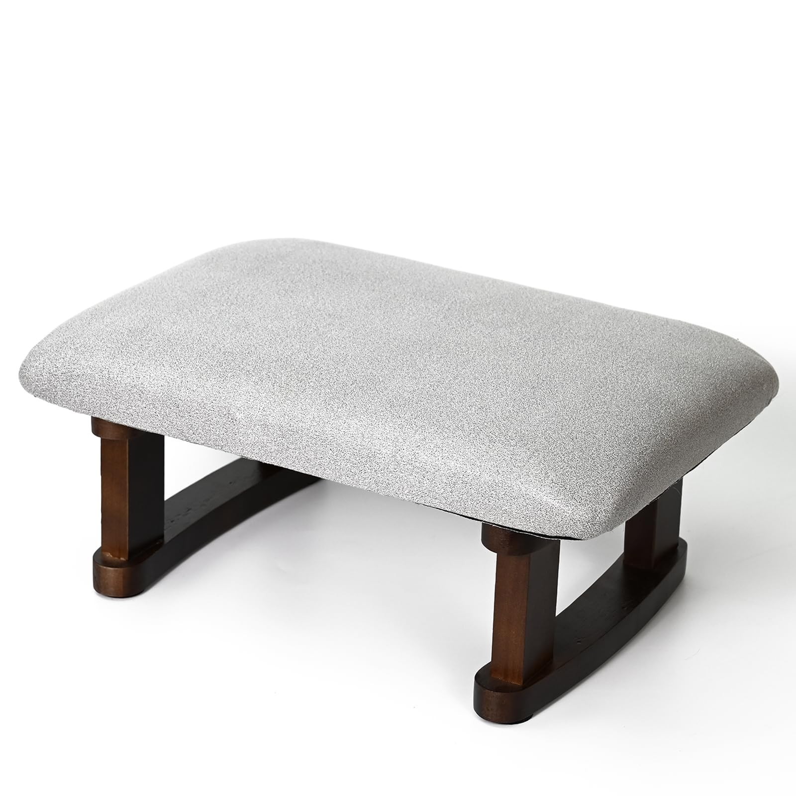 Small Footstool Office Under Desk Ottoman Padded Hassock 16.1″(41cm) x 6.7″(1…