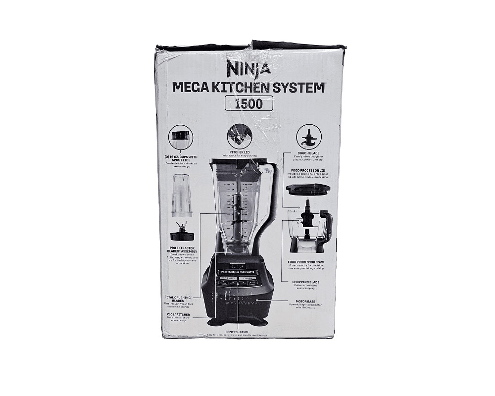 Ninja Mega Kitchen System Blender Processor Nutri Ninja Cups 1500W BL770