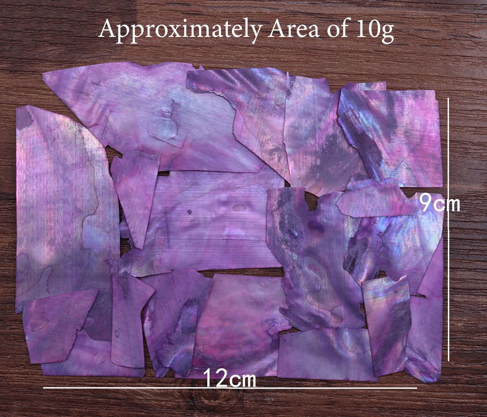 0-5cm Artificially Coloured Shell Fragments for Crafte DIY or Home Decoration