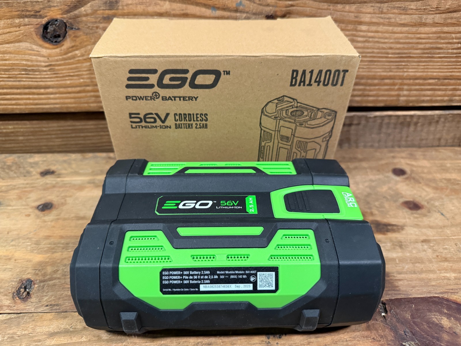 EGO Power + Battery 56V 2.5AH Lithium Ion Genuine OEM BA1400T 2025 Date