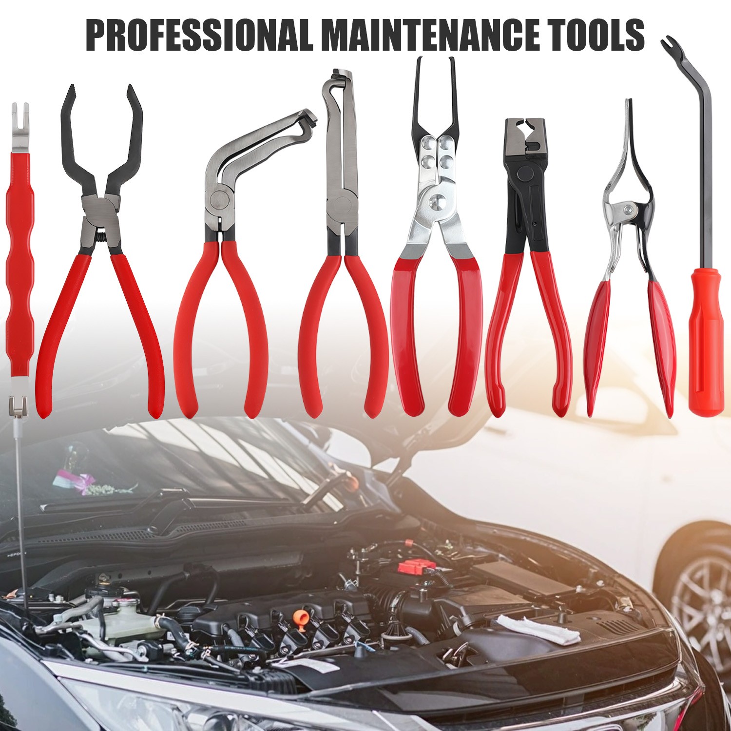 Electrical Disconnect Pliers Set – Automotive Terminal Removal Tool Kit 8pcs