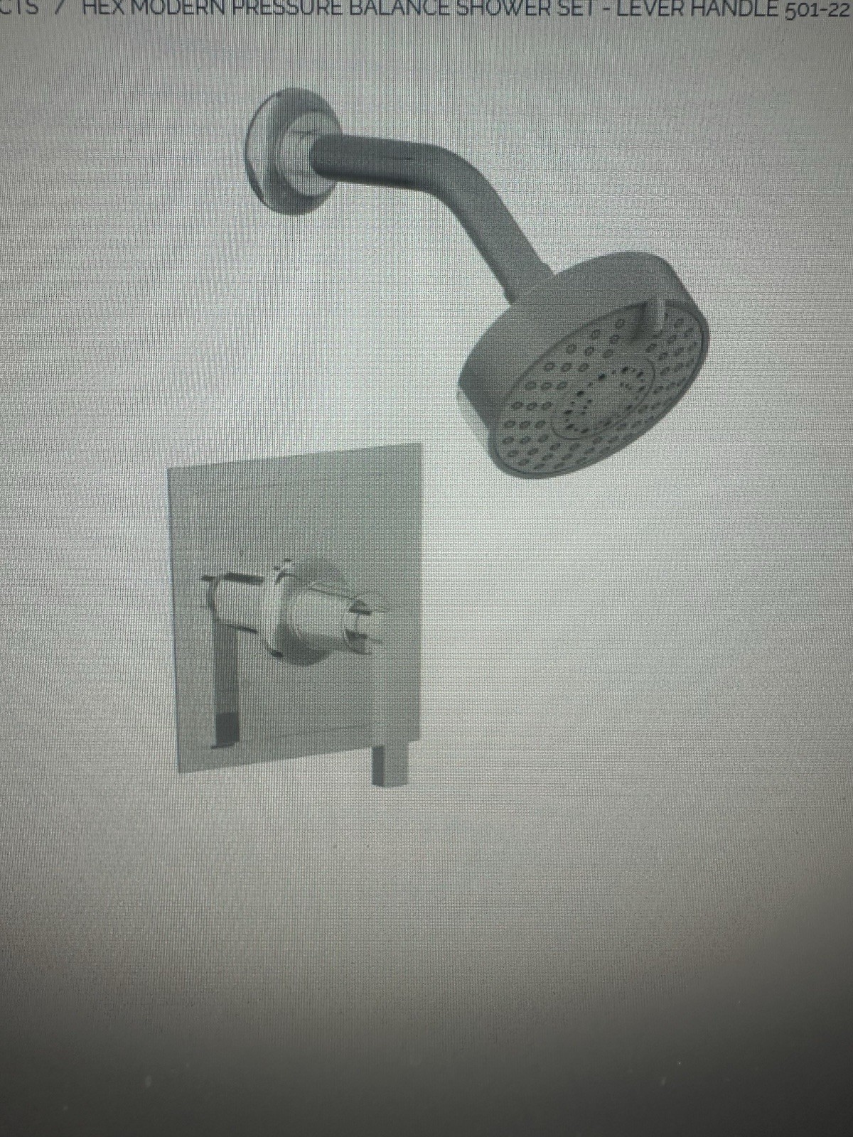 Phylrich 501-22/014 Bathroom Pressure Balance Shower Set POLISHED NICKEL New!