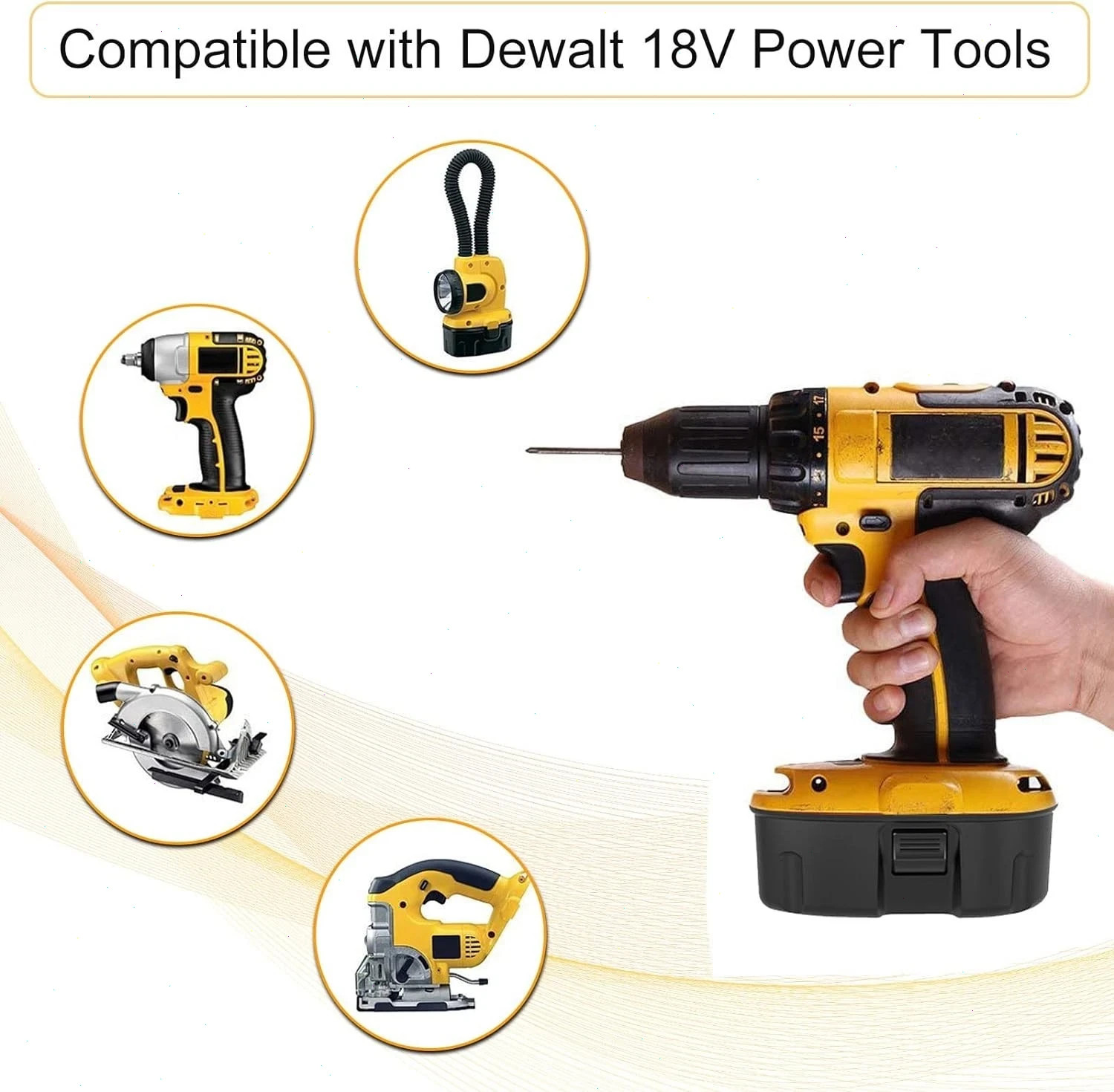 2PACK 18V For Dewalt 18 VOLT XRP Ni-MH 7.0Ah Battery DC9099 DC9096 DC9098 NEW
