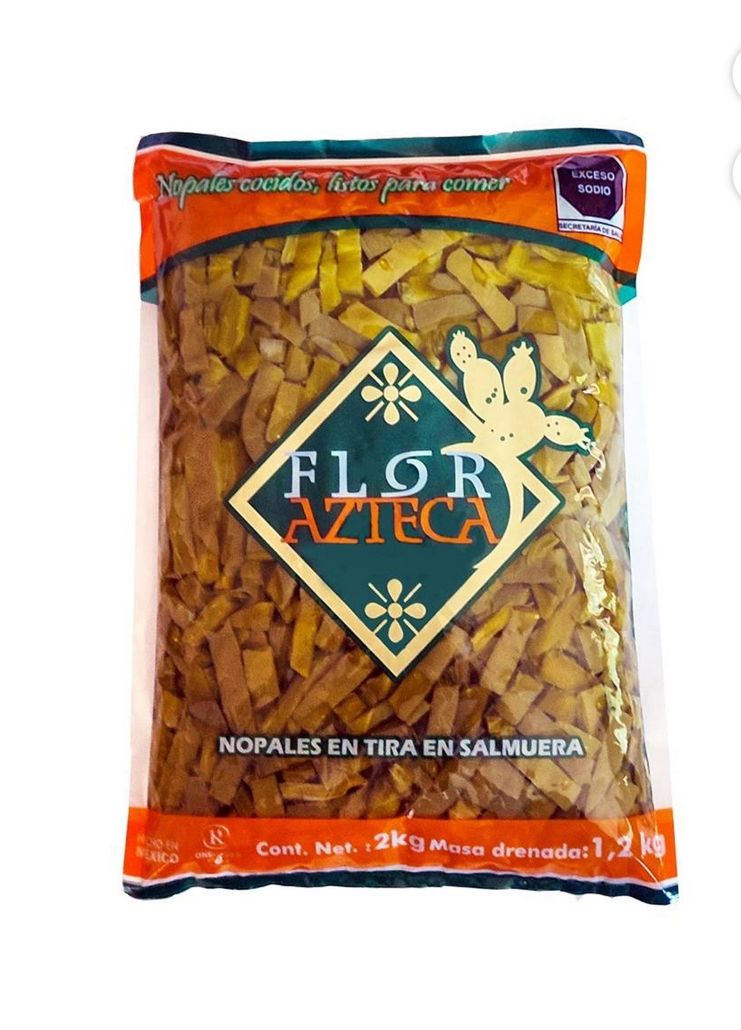 Flor Azteca Nopales Tender Cactus Slices 29oz – Authentic Mexican Food
