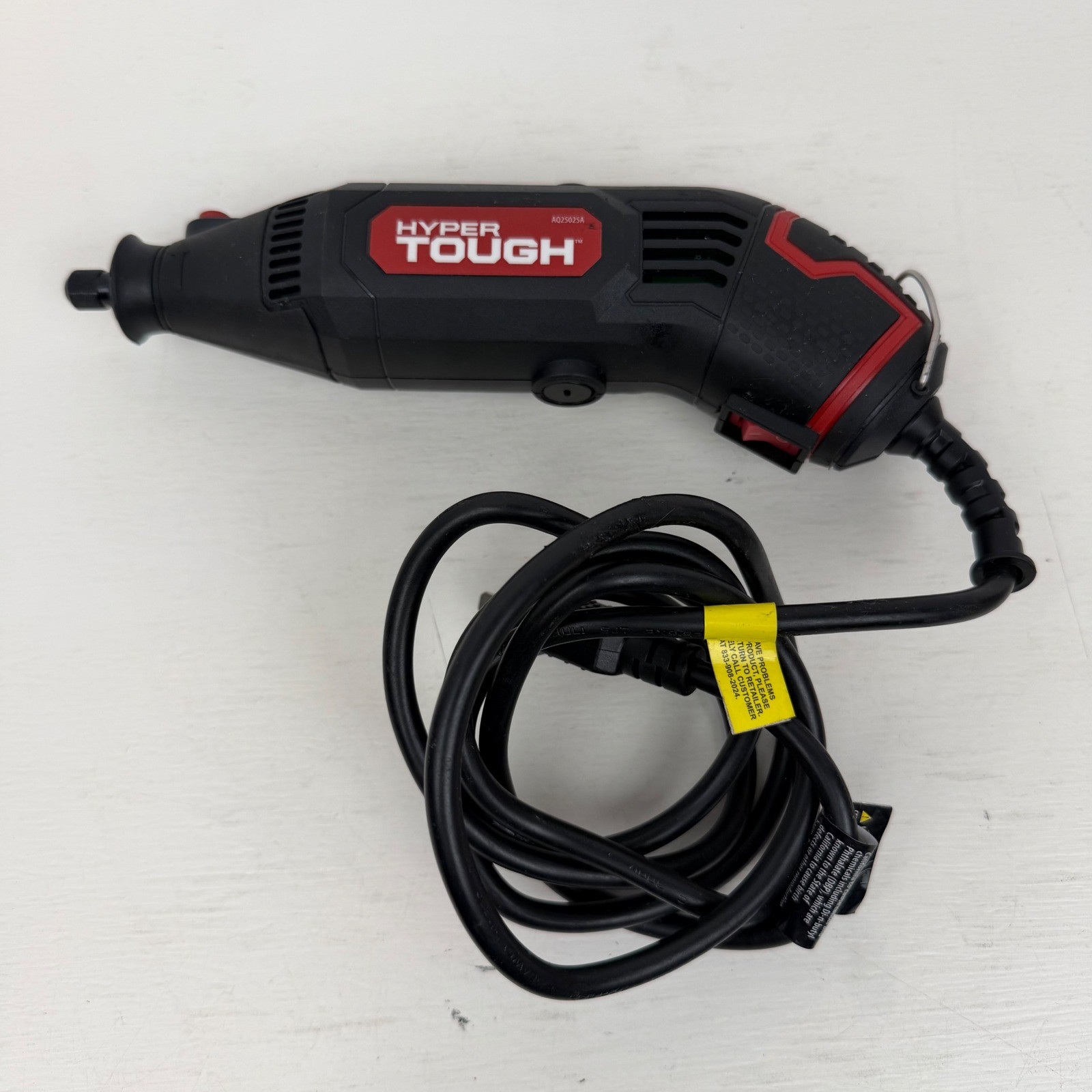 Hyper Tough AQ25025A Corded Rotary Tool 1.5 Amp Variable Speed 8000-35000 RPM