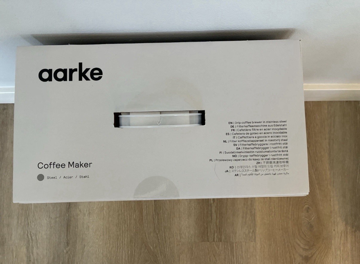 Aarke Stainless Steel Chrome Coffee Maker Electric Drip Coffee Brewer NR: A1306