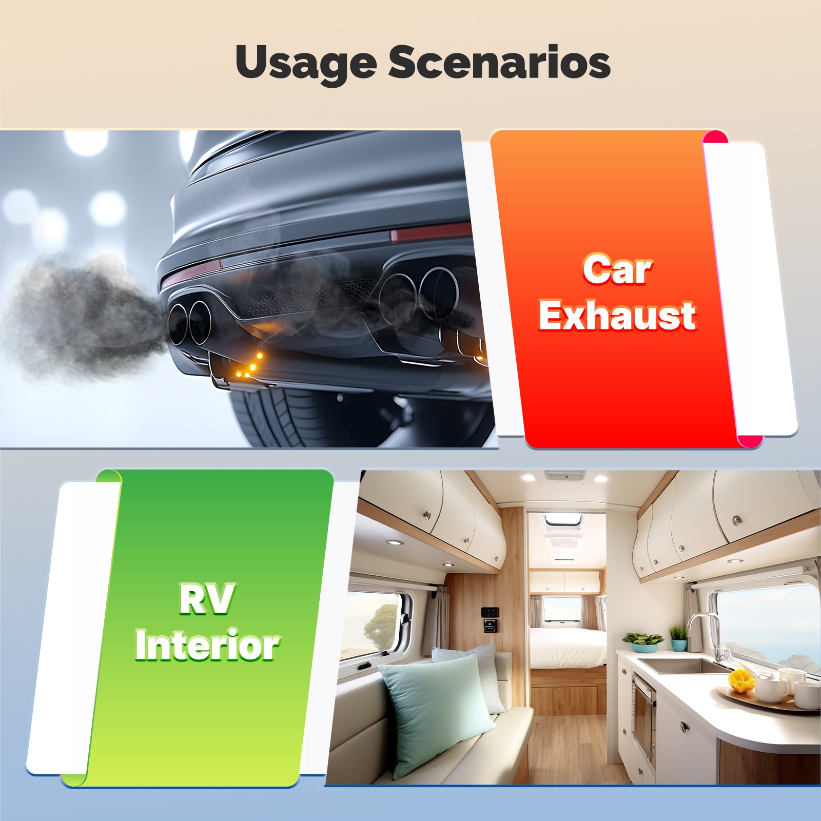 MOES Plug in Carbon Monoxide Detectors 3 in 1 CO/Temp/Humi Sensor Monitor Alarm