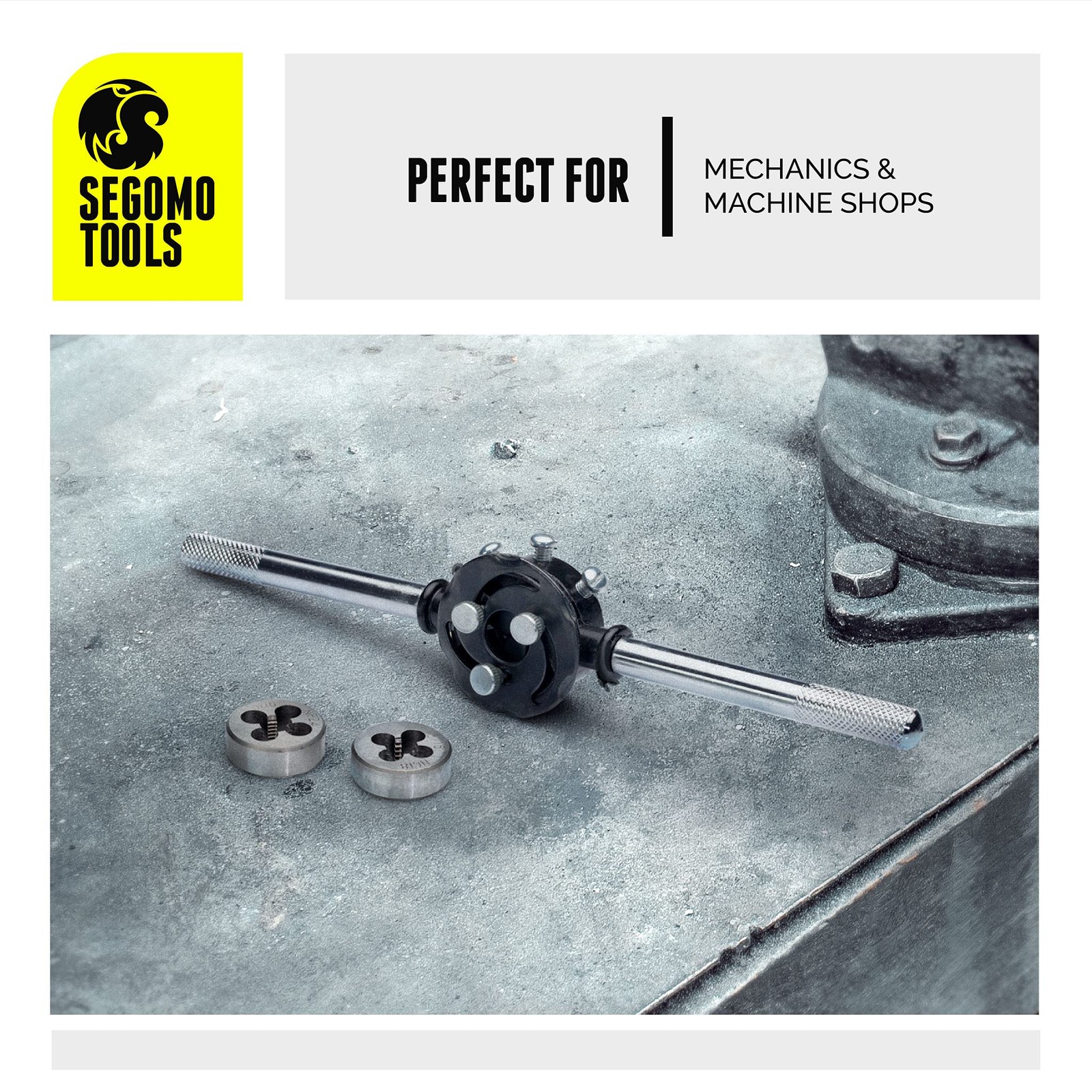 Segomo Tools 60 Piece Metric & SAE Threading Tap & Die Tool Set – TD60MMSAE