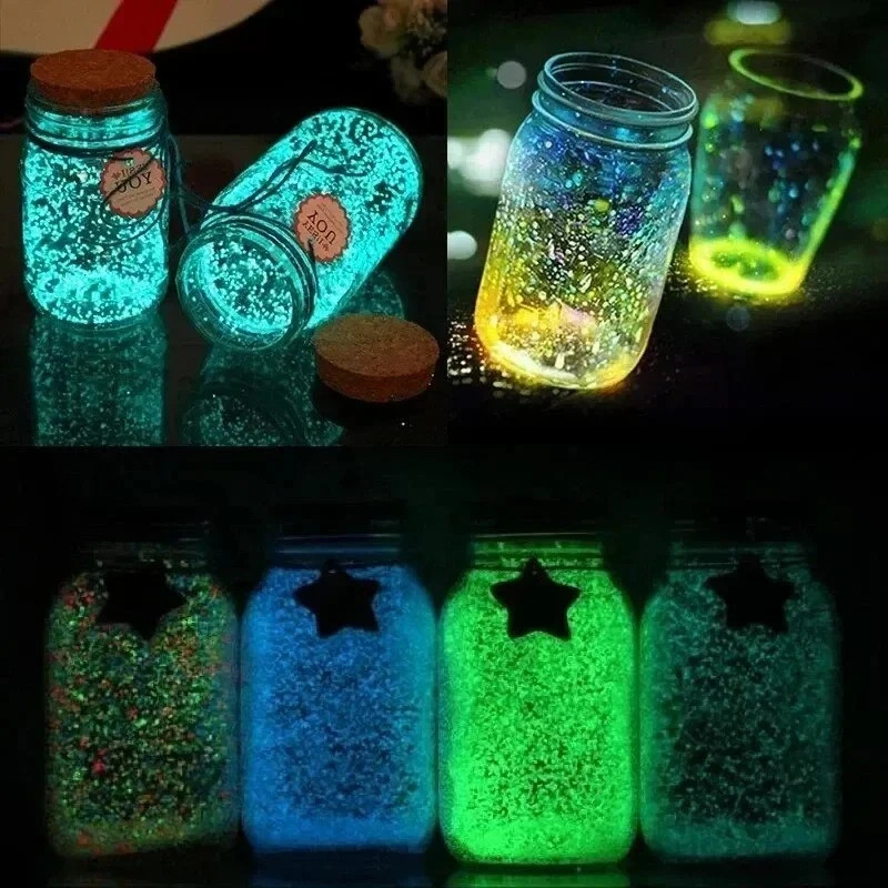 1000pc Glow in The Dark Stones Glow Pebbles for Outdoor Garden Luminous Peb