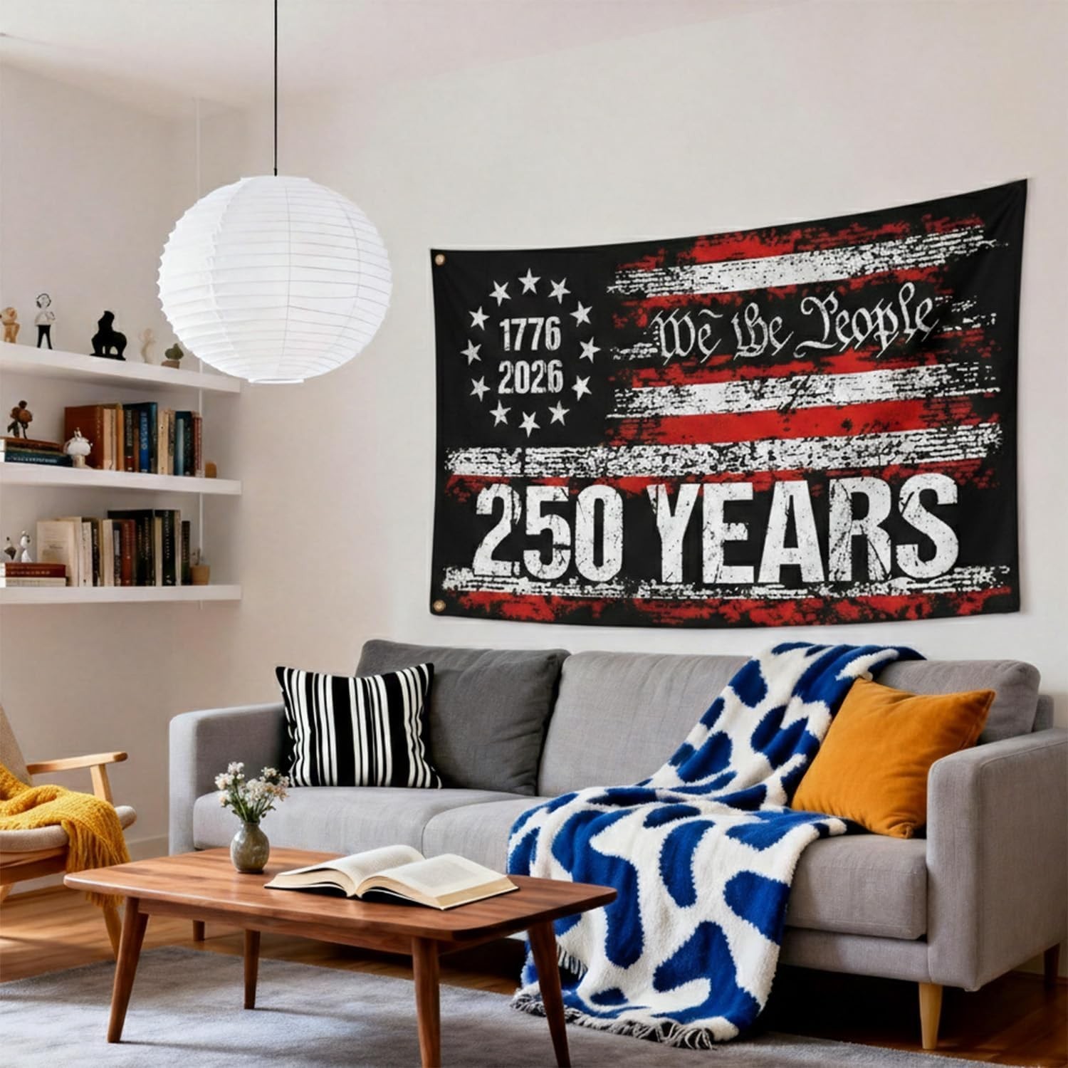 250 Years America Flag, 3X5 Ft, USA 250Th Anniversary Patriotic Design,1776-2026