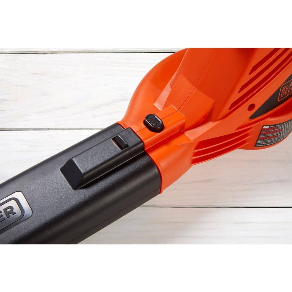 BLACK+DECKER 7 AMP 180 MPH 220 CFM Corded Electric Handheld Leaf Blower